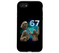 67 Meme Sloth Howling at The Moon Six Seven Case for iPhone SE (2020) / 7/8