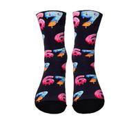 67 Meme Socks, Funny Italian Brainrot 67 Jumper Kids Socks, Novelty Steal a Brainrot Six Seven Meme Design Socks for Boys Girls Kids, Cotton Stockings Winter Warm 67 Gifts for Christmas (08 Black)