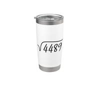 67 Meme Square Root 4489 Teen Slang Six Seven Math Teacher Stainless Steel Insulated Tumbler