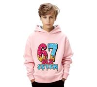 67 Meme Sweatshirt Six Seven Kids Six Seven Number Hoodies Boys Girls UK Pullovers 6 7 Christmas Cute Casual Lightweight Long Sleeve Tops Winter Warm Christmas Festival Essentials Soft for Kids UK