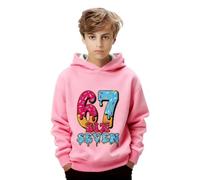 67 Meme Sweatshirt Six Seven Kids Six Seven Number Hoodies Boys Girls UK Pullovers 6 7 Christmas Cute Casual Lightweight Long Sleeve Tops Winter Warm Christmas Festival Essentials Soft for Kids UK