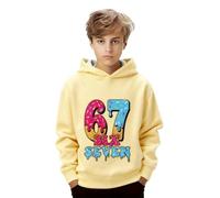 67 Meme Sweatshirt Six Seven Kids Six Seven Number Hoodies Boys Girls Uk Pullovers 6 7 Christmas Cute Casual Lightweight Long Sleeve Tops Winter Warm Christmas Festival Essentials Soft for Kids UK