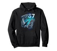 67 Meme Whale Howling at The Moon Six Seven Pullover Hoodie