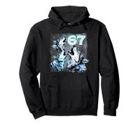 67 Meme Wolves Howling At The Moon 6-7 Pullover Hoodie