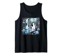 67 Meme Wolves Howling at The Moon 6-7 Tank Top