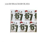 67 Meme Wrap Kids Funny Six Seven Wrapping Paper Unique Brain Rot Gen A Meme Wrap Paper Roll Birthday Santa Festive Present Wrapping Holiday Rolls (White)