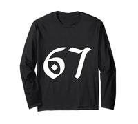 67 Middle East Classic Arabic Numeric Simple Meme Design Long Sleeve T-Shirt