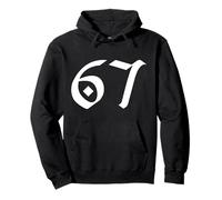 67 Middle East Classic Arabic Numeric Simple Meme Design Pullover Hoodie