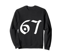 67 Middle East Classic Arabic Numeric Simple Meme Design Sweatshirt
