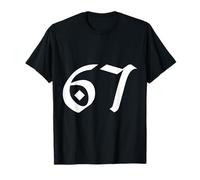 67 Middle East Classic Arabic Numeric Simple Meme Design T-Shirt