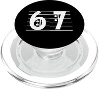 67 Music Note Inspired Numeric Design PopSockets PopGrip for MagSafe
