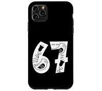 67 Nordic Folk Bird Flower Number Minimal Line Art Design Case for iPhone 11 Pro Max