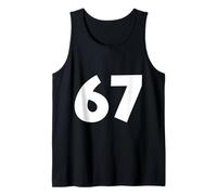 67 Number Funny Six Seven Meme School Teen Kids Matching Tank Top