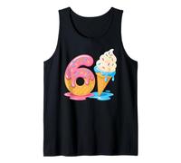 67 Number Ice Cream Cone 67th Birthday Meme Fun 67 Drip Tank Top