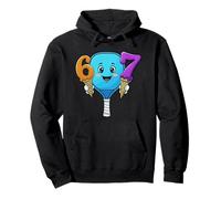 67 Pickleball Paddle Six Seven Ice Cream Drip Funny Pullover Hoodie