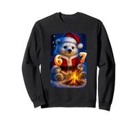 67 Polar Bear Marshmallow Six Seven Ironic Christmas Meme Sweatshirt