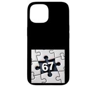 67 Puzzle Piece Six Seven Trend Case for iPhone 15