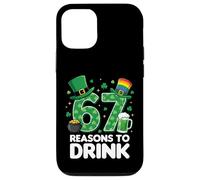 67 Reasons to Drink Funny St. Patrick’s Day Beer Case for iPhone 12/12 Pro