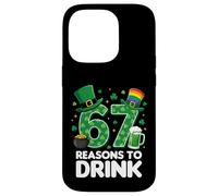 67 Reasons to Drink Funny St. Patrick’s Day Beer Case for iPhone 14 Pro
