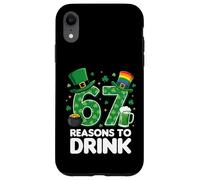 67 Reasons to Drink Funny St. Patrick’s Day Beer Case for iPhone XR