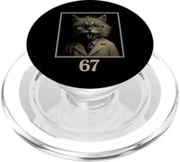 67 Scientist Cat - Funny Italian Brainrot Meme PopSockets PopGrip for MagSafe