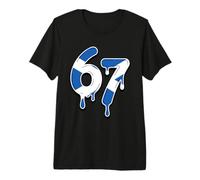 67 Scotland Six Seven Scots Flag Premium T-Shirt