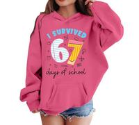 67 Shirt Kids Hoodies 67 Number Six Seven Funny Meme Jumper Boys Girls School Pullover Hoodie Tops