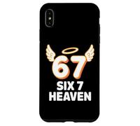 67 Six 7 Heaven Angel Wings Halo Birthday Case for iPhone XS Max