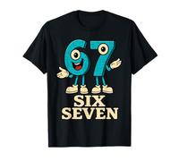 67 Six Seven 6-7 - Funny Italian Brainrot Slang Gaming Meme T-Shirt