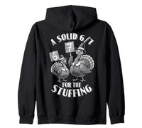 67 Six Seven 6 7 Funny Thanksgiving Turkey Stuffing Zip Hoodie