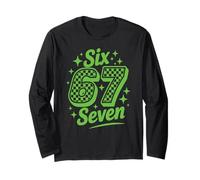 67 Six Seven 6-7 Sweet Italian Brainrot Kids Meme Shirt Long Sleeve T-Shirt