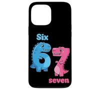 67 Six Seven Dinosaur Cute Dino Animal Lovers Number 6 And 7 Case for iPhone 13 Pro Max