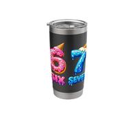 67 Six Seven Ice Cream Drip Sprinkles Funny 67th Birthday Stainless Steel Insulated Tumbler