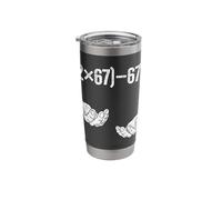 67 Six Seven Math Mathematics Brainrot Equation Meme Stainless Steel Insulated Tumbler