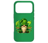 67 Six Seven Meme St Patricks Day Gnome Funny Irish Shamrock Case for iPhone 17 Pro
