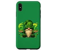 67 Six Seven Meme St Patricks Day Gnome Funny Irish Shamrock Case for iPhone XS Max