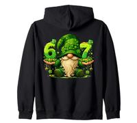 67 Six Seven Meme St Patricks Day Gnome Funny Irish Shamrock Zip Hoodie