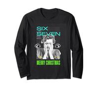 67 Six Seven Modern Art Gen Z Alpha Slang Meme Numbers Long Sleeve T-Shirt