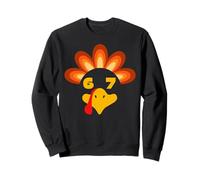67 Six Seven Thanksgiving Funny 6 7 Turkey Social Media Meme Sweatshirt