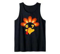 67 Six Seven Thanksgiving Funny 6 7 Turkey Social Media Meme Tank Top