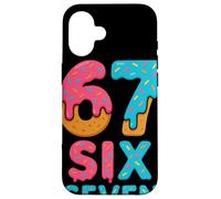 67 Sixty Seven Donut Icing Sprinkle 67th Birthday Case for iPhone 16