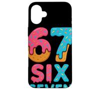 67 Sixty Seven Donut Icing Sprinkle 67th Birthday Case for iPhone 16 Plus