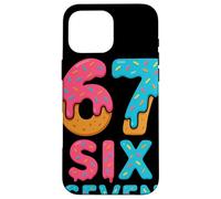 67 Sixty Seven Donut Icing Sprinkle 67th Birthday Case for iPhone 16 Pro Max