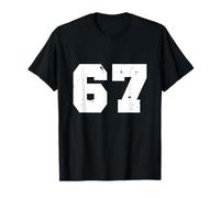 67 Sixty Seven Version 1 Funny Meme Brainrot Gen Z Gen Alpha T-Shirt