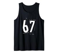 67 Sixty Seven Version 2 Funny Meme Brainrot Gen Z Gen Alpha Tank Top