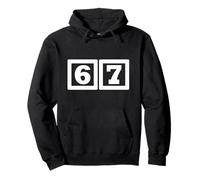 67 Sixty Seven Version 3 Funny Meme Brainrot Gen Z Gen Alpha Pullover Hoodie