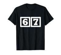 67 Sixty Seven Version 3 Funny Meme Brainrot Gen Z Gen Alpha T-Shirt