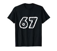 67 Sixty Seven Version 4 Funny Meme Brainrot Gen Z Gen Alpha T-Shirt
