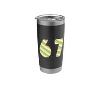 67 St Patrick Inspired Number Design Stainless Steel Insulated Tumbler