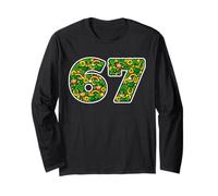 67 St Patricks Day Meme Kids Teens Young Adults Six Seven Long Sleeve T-Shirt